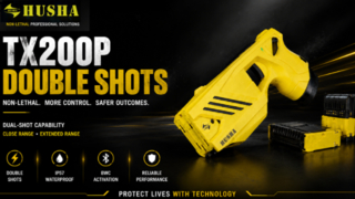 HUSHATX200P | Dual-Shot niet-dodelijk apparaat voor wetshandhaving