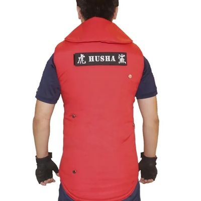HUSHA Red Electronic Control Training Vest met verstelbare weerstand en kruisbescherming om huidletsel te voorkomen